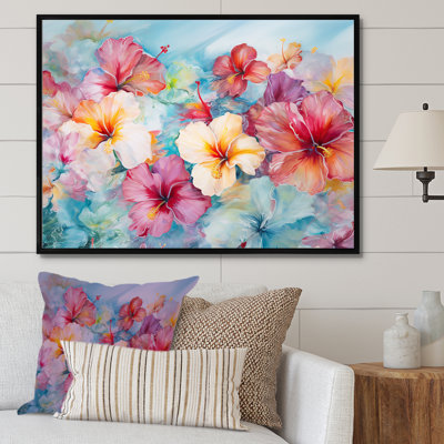 " Hibiscus Bliss Flower Blooms I "