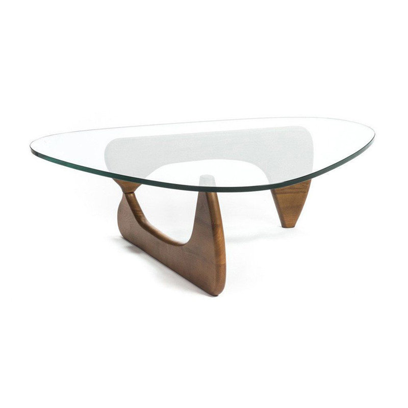 Modholic Triangle Coffee Table, Walnut, Walnut