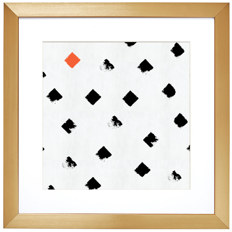 Cadre pour photo simple Blairs, Or, 12 po x 12 po emmêlé à 9 po x 9 po