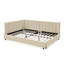 Upholstered Tufted Bed Frame, Sofa Bed Frame With Comfortable Backrest And Armrests, Bed For Bedroom, Living Room, Velvet-993868384