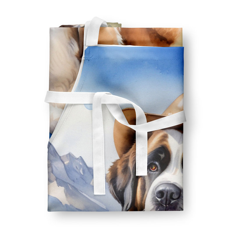 Tablier de bienvenue Saint-Bernard Cowboy
