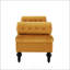 Banc rembourré moderne en velours avec 2 coussins amovibles, repose-pieds confortable pour le salon et le vestibule-140309496
