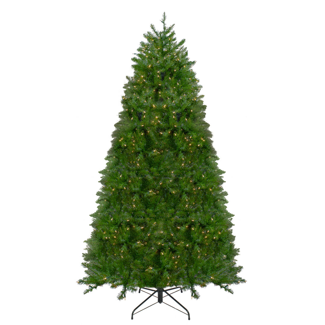 Pre-Lit Northern Pine Full Artificial Christmas Tree - Warm White LED Lights Northlight Seasonal