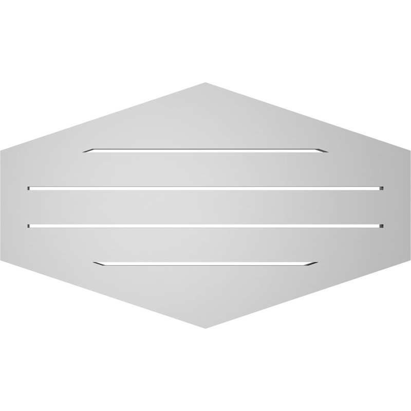 Pente verticale verticale en uréthane 4 pi, H 1,5 po x l 30 po x L 18 po