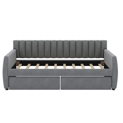 Upholstered Daybed With Drawers