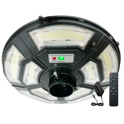 Fontane All-Weather Dual-Charge Round Lamp Post Head
