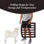 Daisetta Wood Free Standing Pet Gate-463598846