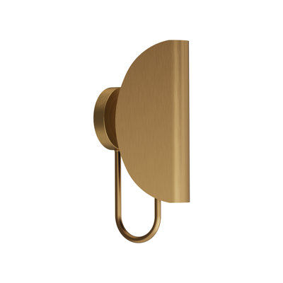 Single Light Steel Armed Sconce