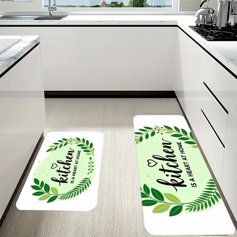 Ensemble de tapis de flanelle 2 pièces Heart of Home