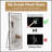 64X21 Inch Full-Length LED Lighted Vertical Mirror, Adjustable Bracket, Dimmable, Aluminum Frame, Black