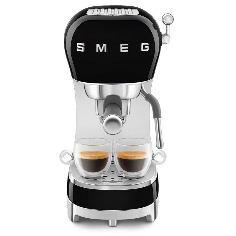SMEG Manual Espresso Machine, Black