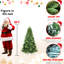 5ft Classic Christmas Tree, 967 Pe+ Tips, Realistic Appearance, Hinged Branches For Smooth Setup, Stable Metal Stand Decor Easy - To Setup Branches, Holiday Decorating