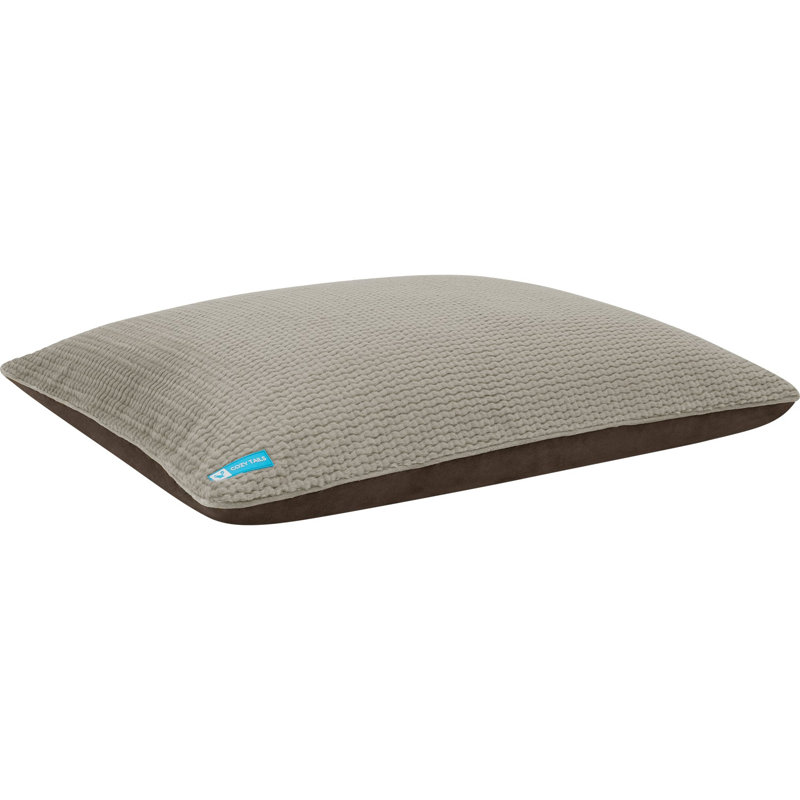 Lit double réversible pour animaux, H 4 po x l 40 po x P 27 po, Brun