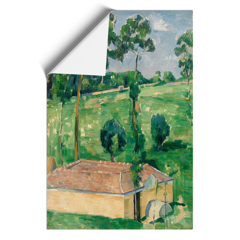 The Spring House by Paul Cezanne - Unframed Painting, 30cm H x 21cm W x 0.1cm D