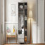 Armoire à miroir 3 portes avec 2 tiroirs et armoire supérieure-940381204