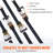 Ratchet Tie Down Straps (4PK), 11128 lb Break Strength, Double J Hook