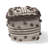 Upholstered Pouf