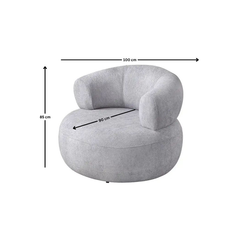 Fauteuil à oreilles, Gris