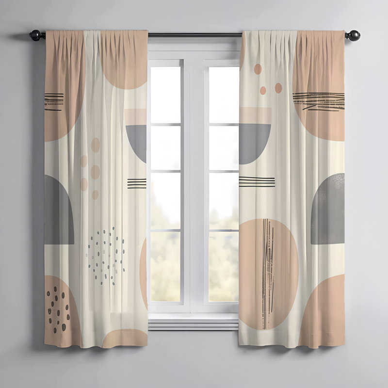 Window Curtains, 40" W x 82" L