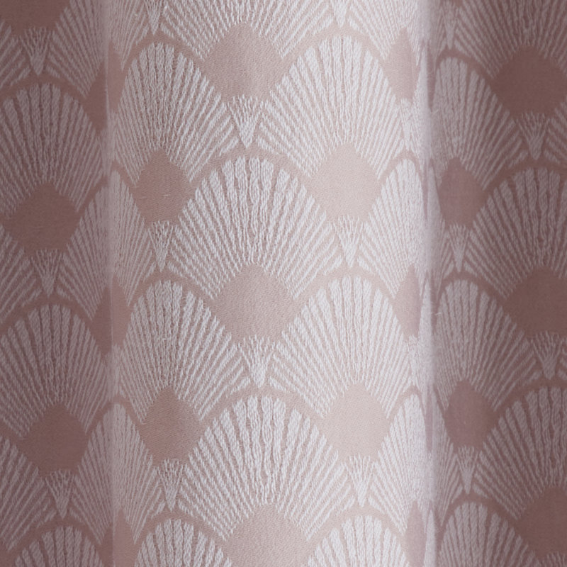 Buttram Cotton Blend Room Darkening Sliding Panel, Width 229 x Drop 229 cm, Blush