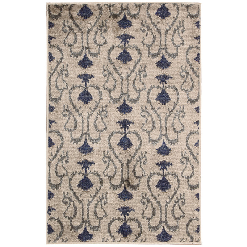 Earnestean Brown/Black Indoor/Outdoor Area Rug, Rectangle 7'9" x 10'