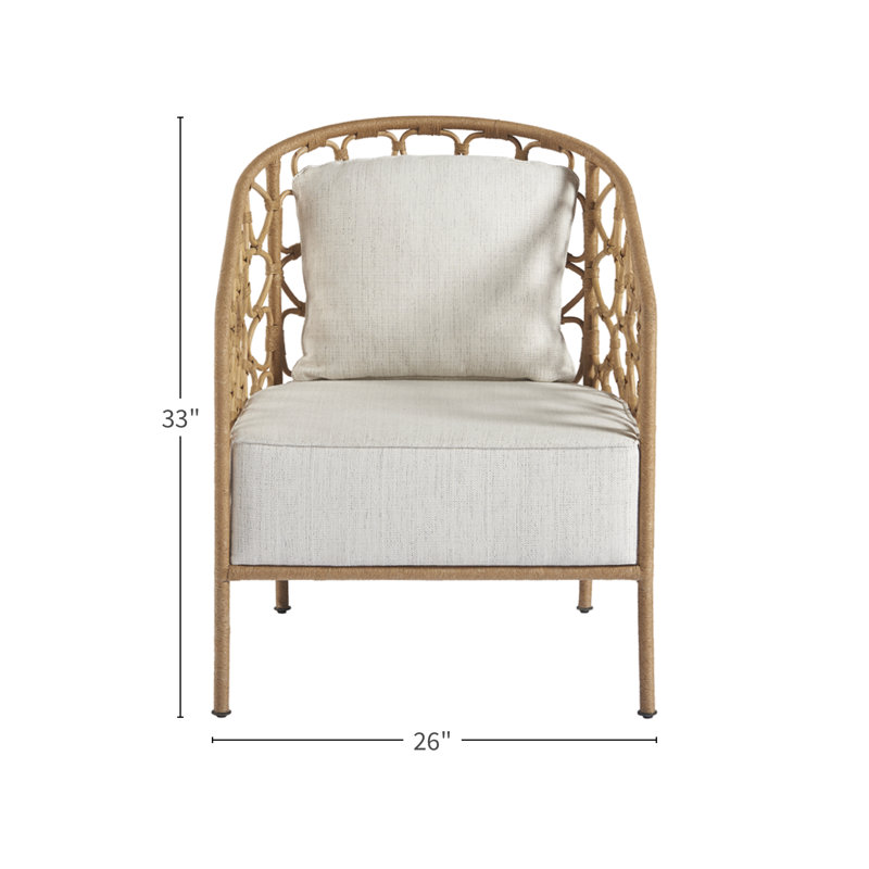 Pebble Accent Chair, Brown