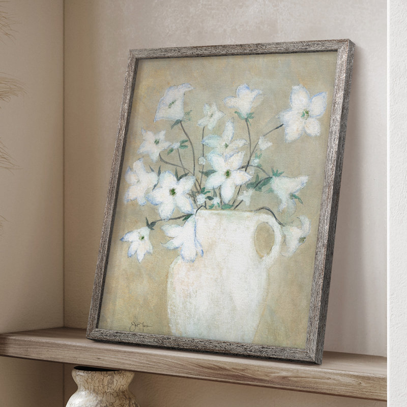 Delicate Bouquet I, reproduction encadrée - bois massif 50225, H 11 po x l 9 po