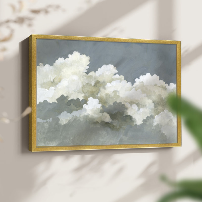 Big Clouds III -Framed Print - Restickable, 8" H x 10" W