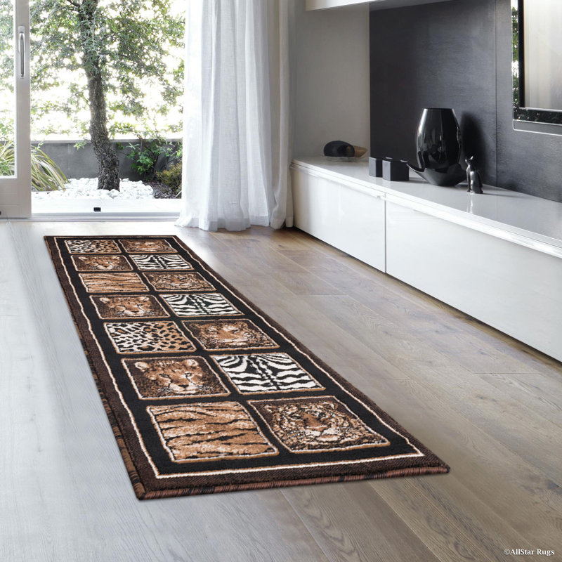 Performance Animal Print Indoor Rug, Runner 2' x 7'2"
