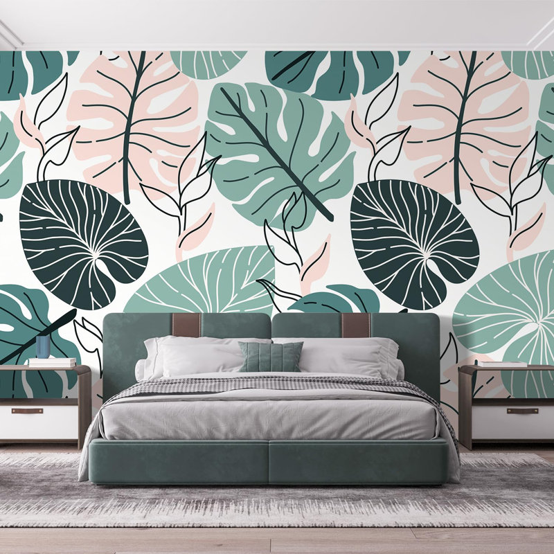 Peel & Stick Floral Border, 120" L x 192" W