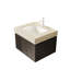 Meuble-lavabo et lavabo flottant, rangement en contreplaqué de 24 po, salle de bain moderne