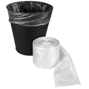 1.2 Gallon Clear Small Trash Bags Bathroom Garbage Bags, 240 count
