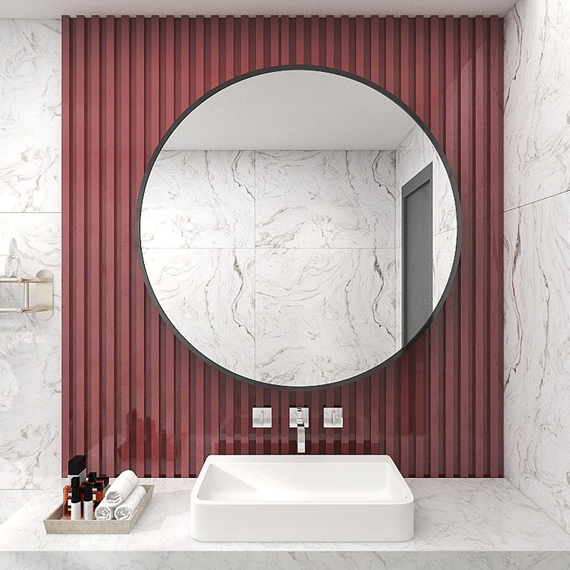 Miroir de salle de bain mural Elya, 30 po x 30 po