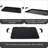 17x10in Aluminum Black Ceramic Double Burner Griddle With Cool Touch Handles, Black