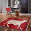 Tapis shiraz perse fin noué à la main 3 pi 5 po x 5 pi
