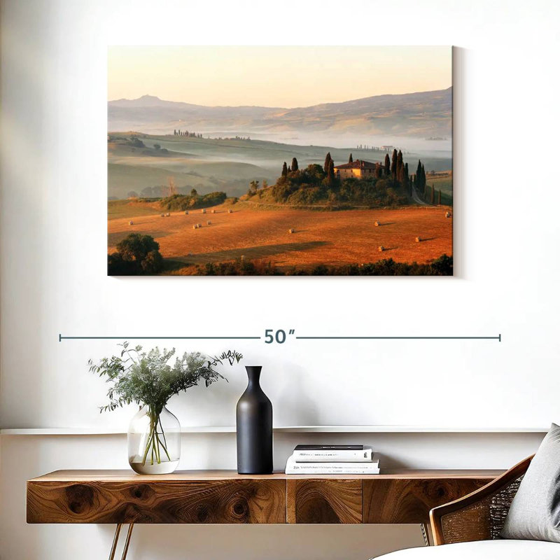 Alvord Tuscany Farmhouse, H 26 po x l 39 po