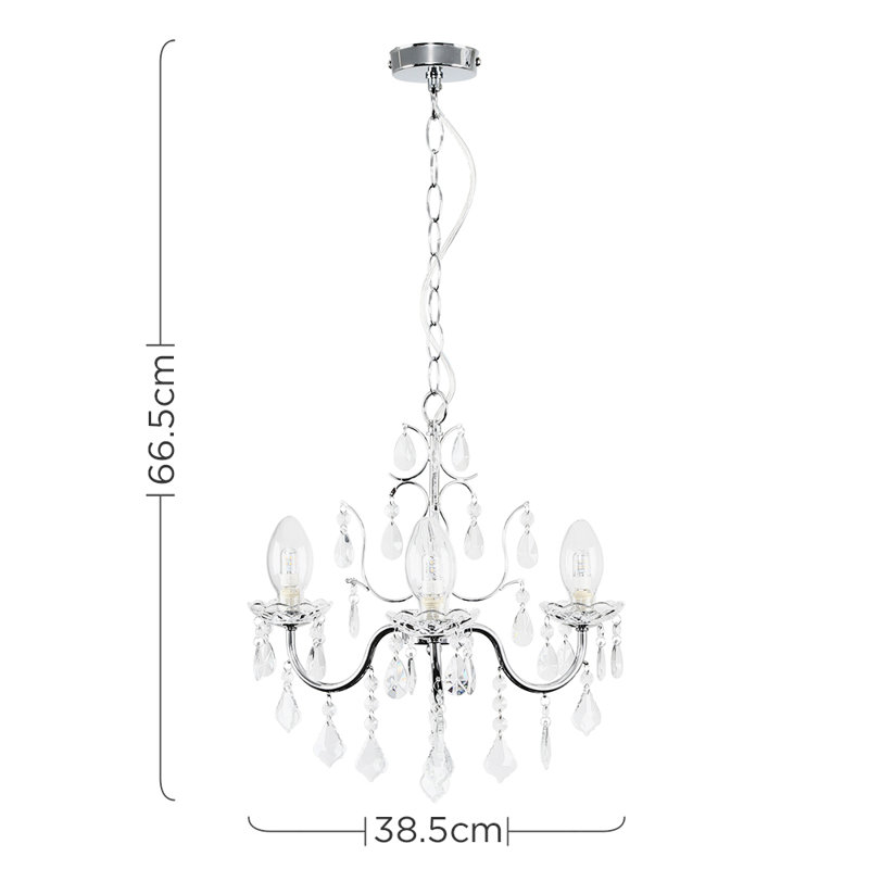 Gould 3 - Light Candle Style Chandelier, Yes