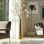 Vase de sol décoratif en métal pour la décoration d'espaces ouverts - Vase de table haut moderne avec finition texturée pour le salon ou les coins-1543045058-1526808423