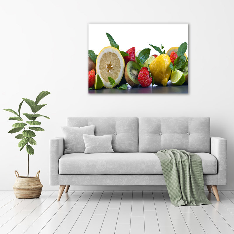 Fruits And Vegetables - Wrapped Canvas Print