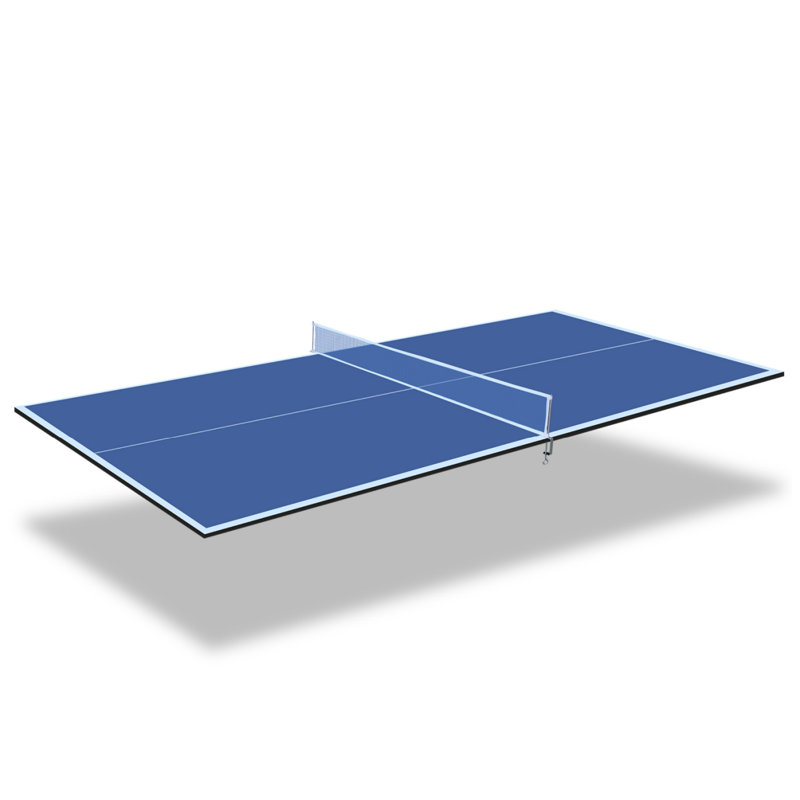 Plateau de table de tennis de table moyen, plateau de tennis de table pliable et portable, Bleu, H 2 po x l 96 po x P 48 po
