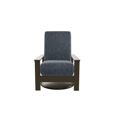 Chaise berçante pivotante cachée en polymère Leeward