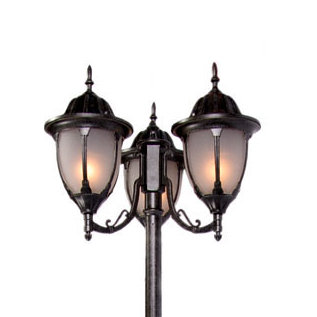Pritchard Lantern Head, Textured White, Clear Seeded