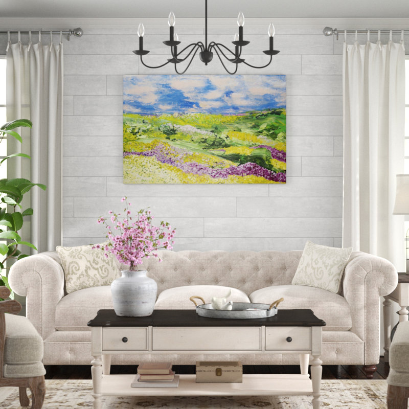French Valley by Allan Friedlander - Painting Print, 81cm H x 122cm W, Wrapped Canvas