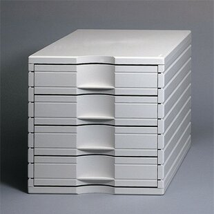 Schreibtisch Schubladen Organizer, Filz Büroboxen Set Box,Tisch(grau, 8  Stück)