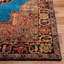 Tapis oriental doré / bleu clair Cassara-1055473154