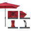 Parasol de marché carré 78,1 po Sakia-1692168001