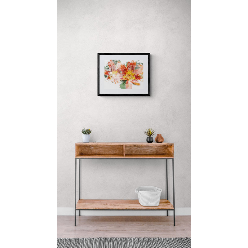 Floral 3070 Print by Chamira Young, Black Framed Paper, 16" H x 20" W