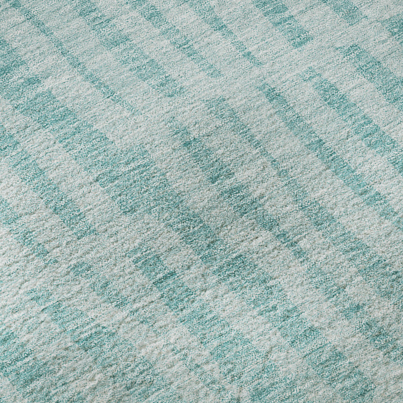Tapis bleu sarcelle Premium Addington, Rectangle 10 pi x 14 pi