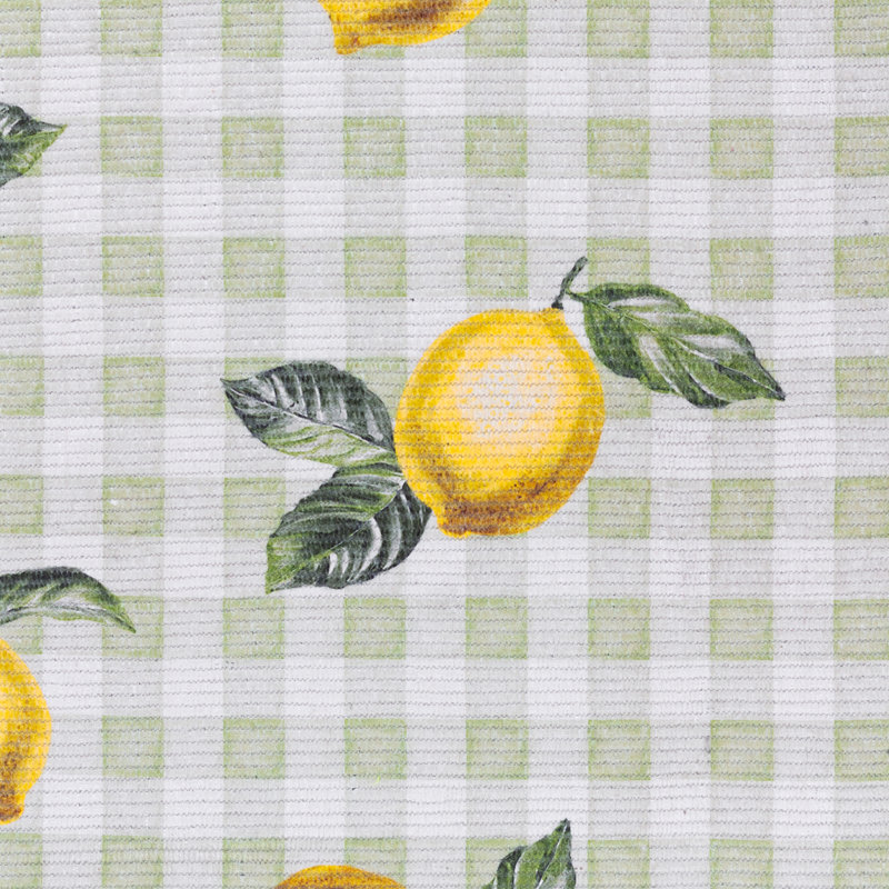 Fruits Chequered 120cm X 170cm Area Rug