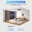 42 po Ventilateurs en cage Smart Farmhouse avec kit d'éclairage à DEL pour l'intérieur et l'extérieur, commande silencieuse par télécommande, Alexa, Google, voix, Wi-Fi, application